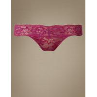 M&S Collection Floral Lace Thong