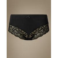 M&S Collection No VPL Cotton Rich Brazilian Knickers