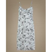 M&S Collection Floral Print Strappy Chemise