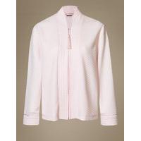 M&S Collection Quilted Zip Through Bed Jacket