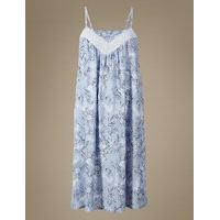 M&S Collection Pure Modal Floral Print Chemise