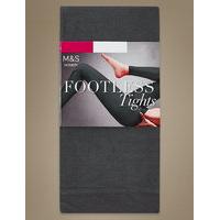 M&S Collection 60 Denier Cotton Rich Opaque Footless Tights