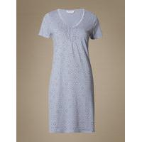 ms collection modal blend daisy print nightdress