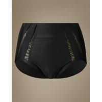 M&S Collection Light Control Sheer Shaping Mesh High Leg Knickers