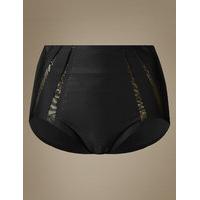 ms collection light control sheer shaping mesh high leg knickers