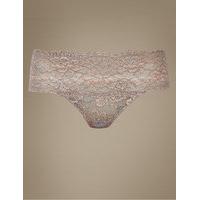 M&S Collection No VPL Floral Lace Thong