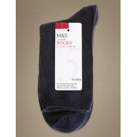 ms collection 5 pair pack cotton rich ankle high socks