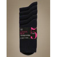 M&S Collection 5 Pair Pack Ankle High Socks