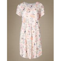 M&S Collection Floral Print Short Nightdress