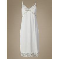 M&S Collection Lace Trim Full Slip