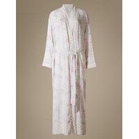 ms collection pure modal woven printed dressing gown