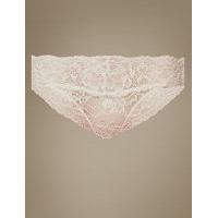 M&S Collection Floral Lace Bikini Knickers