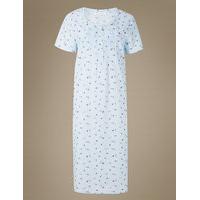 M&S Collection Ditsy Floral Print Short Sleeve Nightdress