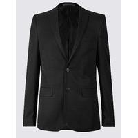 M&S Collection Black Modern Slim Fit Jacket