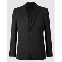 ms collection black tailored fit jacket