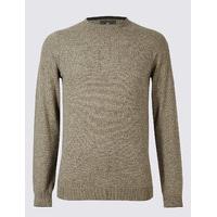 M&S Collection Merino Wool Rich Crew Neck Jumper