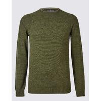 M&S Collection Merino Wool Rich Crew Neck Jumper