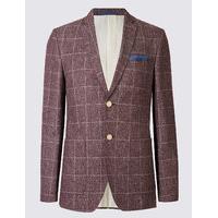 M&S Collection Luxury Linen Blend Tailored Fit Jacket