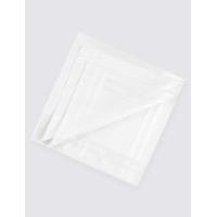 M&S Collection 7 Pack Supima Cotton Handkerchiefs