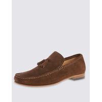 M&S Collection Luxury Suede Tassel Slip-on Loafers