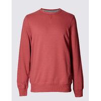 M&S Collection Cotton Rich Sweatshirt