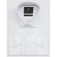 ms collection pure cotton non iron slim fit shirt