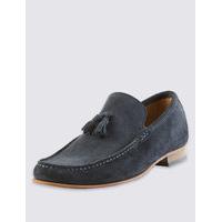 ms collection luxury suede tassel slip on loafers