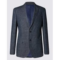 ms collection linen miracle regular fit jacket