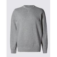 M&S Collection Cotton Rich Sweatshirt