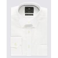 M&S Collection Pure Cotton Non-Iron Shirt with Pocket