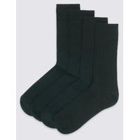 ms collection 4 pairs of lambswool rich socks