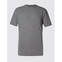 M&S Collection Pure Cotton Crew Neck T-Shirt