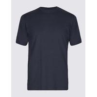 M&S Collection Pure Cotton Crew Neck T-Shirt