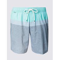 M&S Collection Quick Dry Striped Swim Shorts