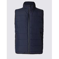 M&S Collection Tailored Fit Quilted Gilet with Stormwear