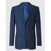 M&S Collection Indigo Tailored Fit Jacket