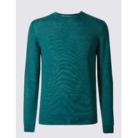 M&S Collection Pure Merino Wool Crew Neck Jumper