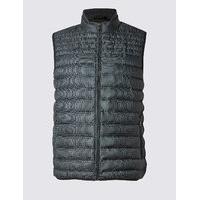 M&S Collection Printed Gilet with Stormwear