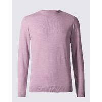 M&S Collection Pure Merino Wool Crew Neck Jumper