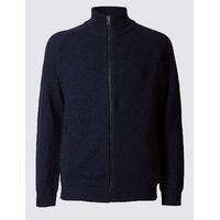 M&S Collection Pure Cotton Textured Jumper