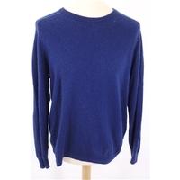 ms collezione size l navy blue cashmere jumper