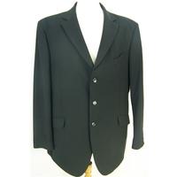 M&S size 46L black single breasted jacket