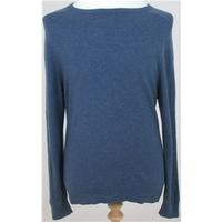 ms size l blue cashmere jumper