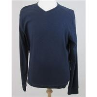 M&S Collection Size: M Navy V Neck Jumper