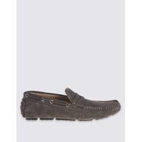 M&S Collection Suede Driver Slip-on Shoes