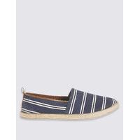 M&S Collection Striped Espadrilles Slip-on Shoes