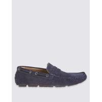 M&S Collection Suede Driver Slip-on Shoes