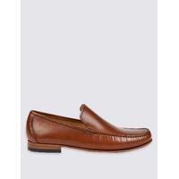 M&S Collection Leather Slip-on Loafers