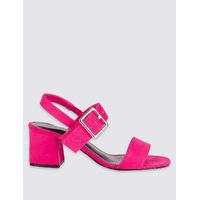 ms collection block heel sandals with insolia