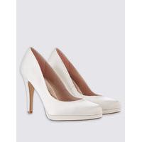M&S Collection Stiletto Satin Court Shoes with Insolia